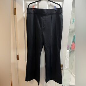 Spanx Pants Womens 2X Black Hi-Rise Pull On Classic Bootcut Work Office trouser